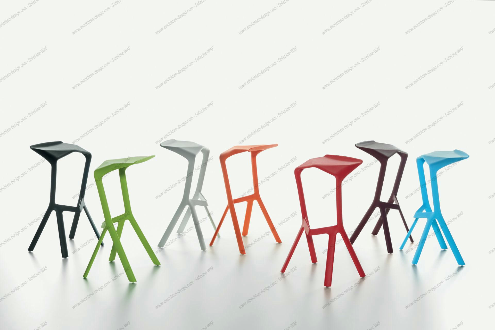Miura Stool Plank traffic red | Traffic red | PLANK 8200 0003